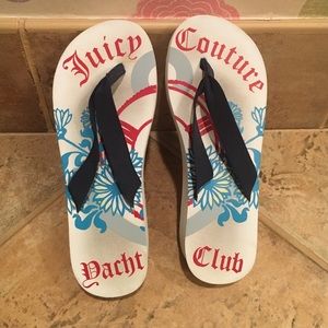 Juicy Couture flip flops
